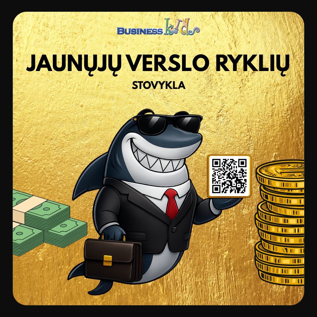 Jaunųjų verslo ryklių dienos stovykla