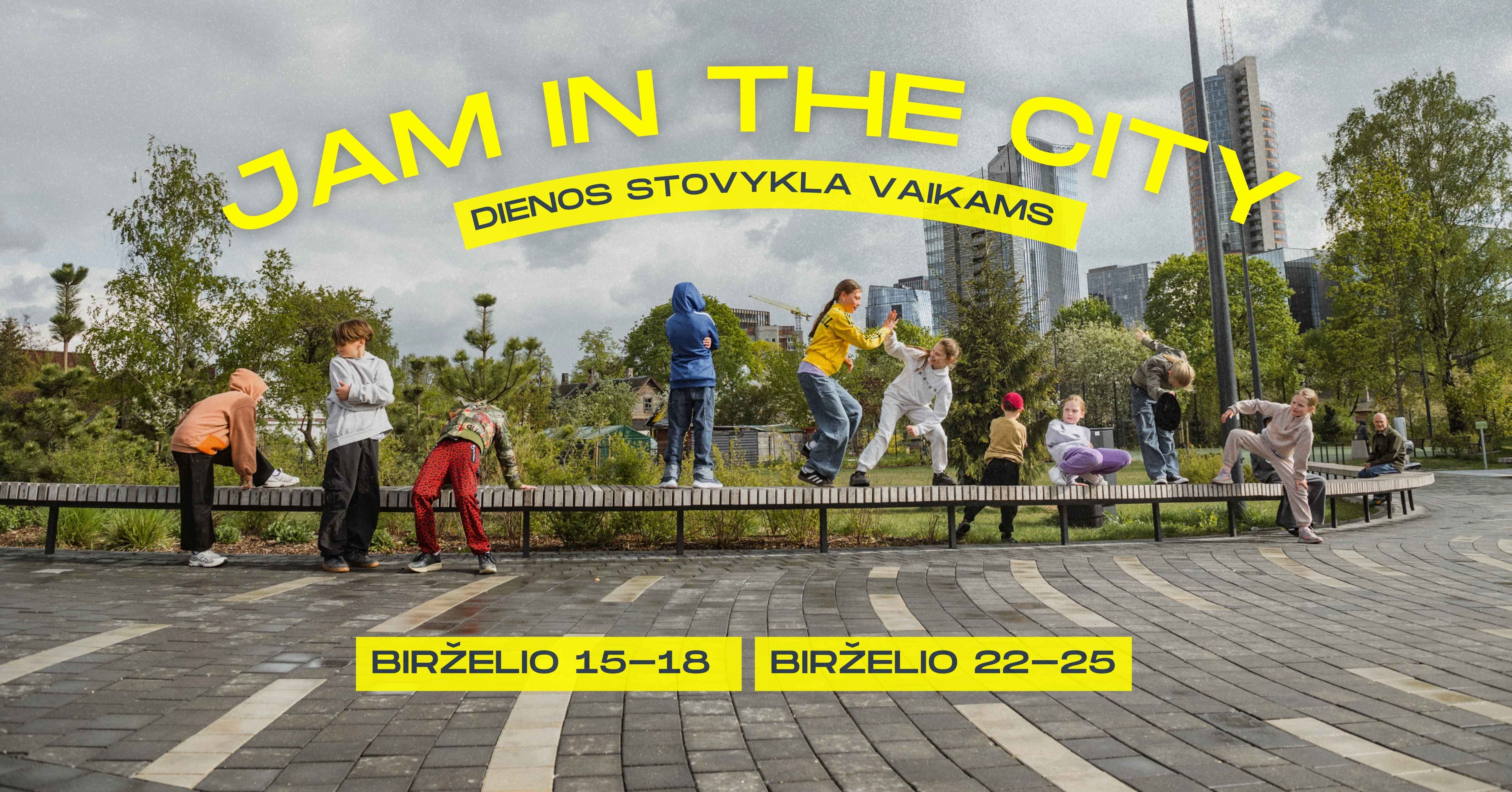Dienos šokio stovykla vaikams | JAM IN THE CITY