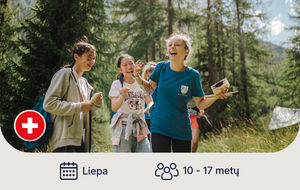 Kalbinė - pramoginė vasaros stovykla Šveicarijoje (10–17 metų moksleiviams)