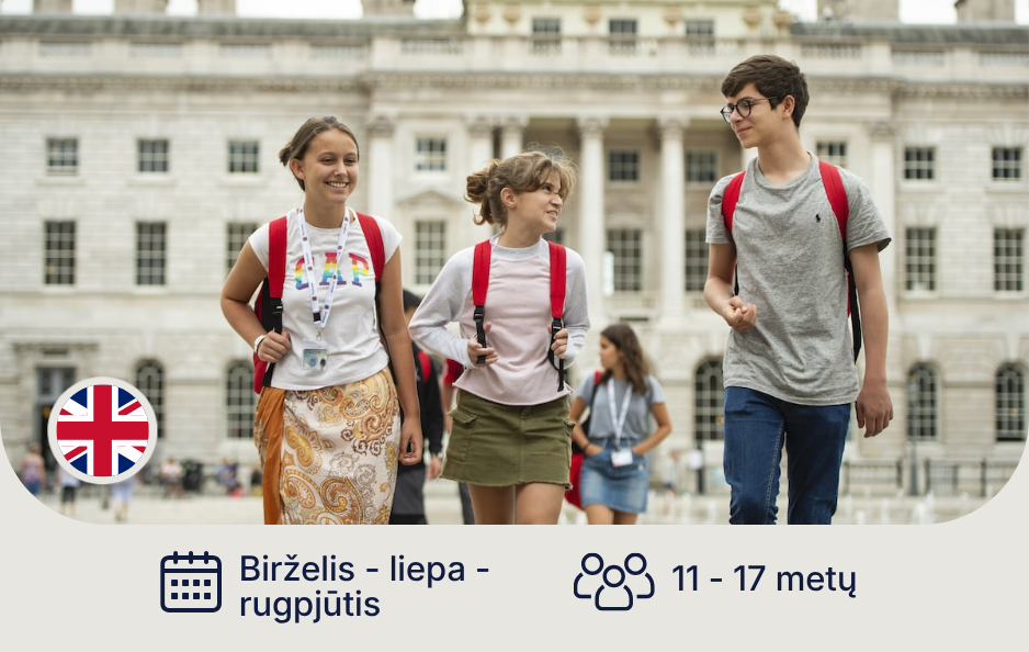 Bucksmore Education. Kalbų ir akademinė vasaros stovykla Anglijoje (11–17 metų moksleiviams)