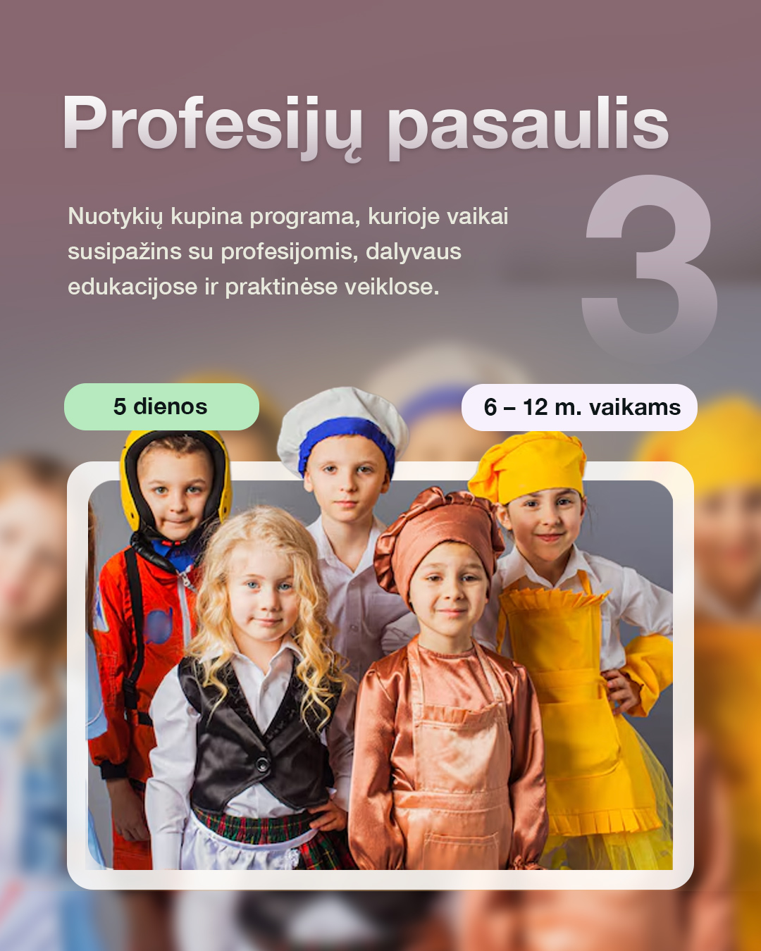 Edukacinė Pasimokome.lt stovykla: profesijų pasaulis
