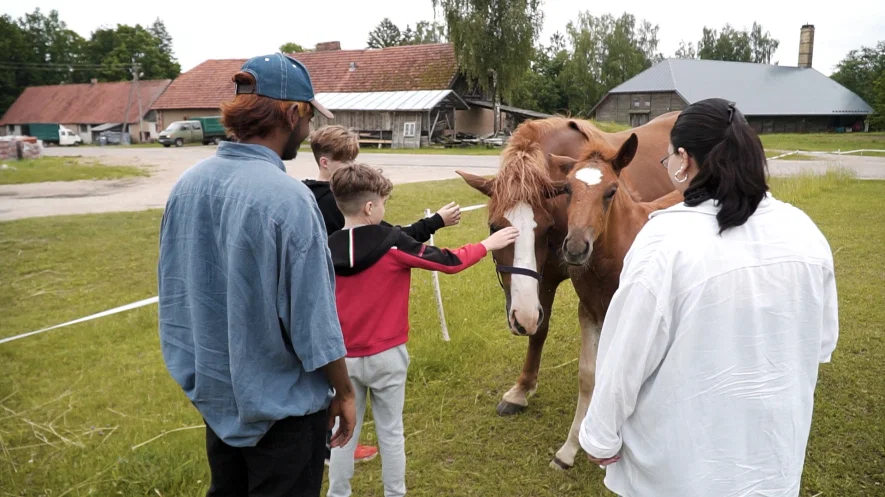 "ETNO Language is the key" Tarptautinė vaikų / paauglių stovykla Rumšiškių Liaudies buities muziejuje (anglų kalba) - 3